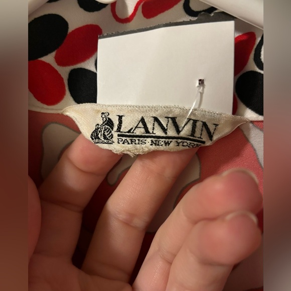 VINTAGE Lanvin button down dress - Picture 3 of 6